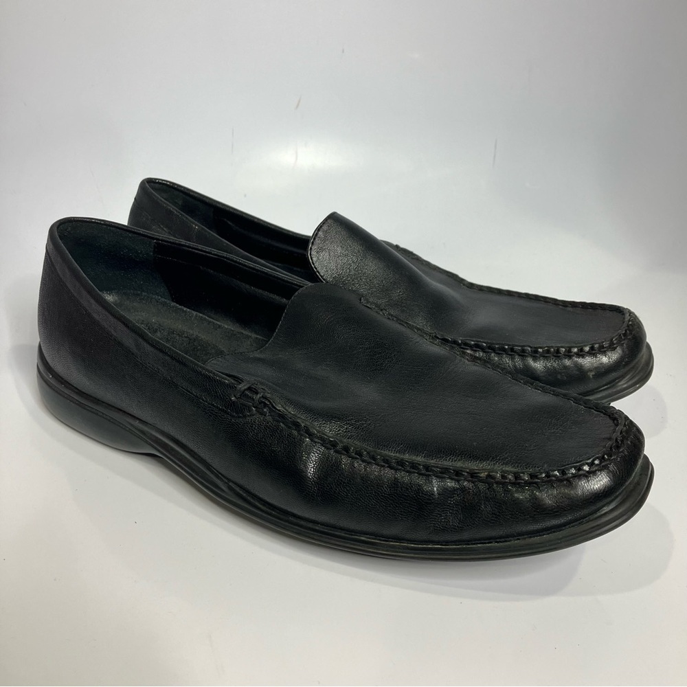 Cole Haan Black leather Nike Air loafers size 10.5